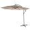 Parasol déporté Terni Ø 3m inclinable 1