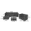 Poly-Rattan-Garnitur Busto, Gartengarnitur Sitzgruppe Sofa Lounge-Set 9