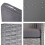 3-Sitzer Poly-Rattan Gartenbank Hamar, Sitzbank 5