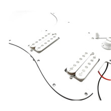 ST SQ Electric Guitar Loaded Prewired Scratchplate Guitar Pickguard Electric Guitar Pickguard Pickup Assembly White