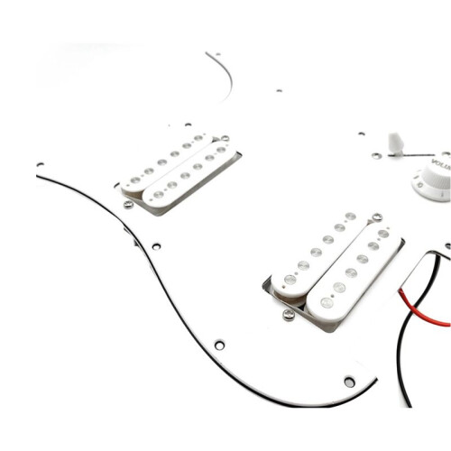 ST SQ Elgitarr Laddad FöRtråDad Skrapplatta Gitarr Pickguard Elgitarr Pickup Pickup Vit