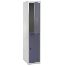 Schließfach Lincoln T853, Schließfachschrank Wertfachschrank Spind, Metall 185x38x45cm