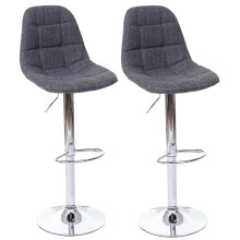 2er-Set Barhocker MCW-A67, Barstuhl Tresenhocker, MVG-zertifiziert