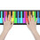 49 Keys Digital Keyboard Flexible Roll Up Piano wi 10