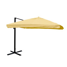(con volante avorio girevole senza base) Ombrellone parasole decentrato MCW-A96 3x4m alluminio