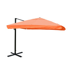 (con volante arancione girevole senza base) Ombrellone parasole decentrato MCW-A96 3x3m