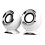 Computer Speakers for PC Laptop USB 3.5mm Wired Mu 8