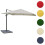 Ombrellone parasole decentrato MCW-A96 3,5x3,5m 5
