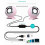 Computer Speakers for PC Laptop USB 3.5mm Wired Mu 10