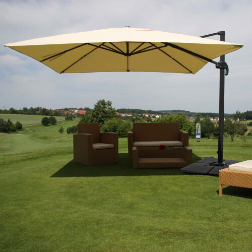 Ombrellone parasole decentrato MCW-A96 3x4m 1
