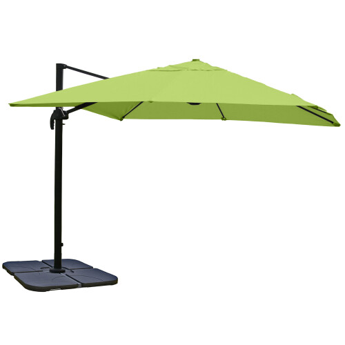 Ombrellone parasole decentrato MCW-A96 3x3m alluminio