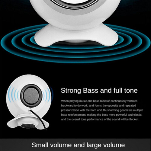 Computer Speakers for PC Laptop USB 3.5mm Wired Mu 2