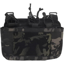 Double Stack Abdominal Fanny Pack Triple Magazine Insert Pouch GHook Front Flap Chest Rig 750OD