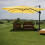 Ombrellone parasole decentrato MCW-A96 3x3m 2