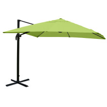 (verde girevole senza base) Ombrellone parasole decentrato MCW-A96 3x3m alluminio