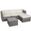Poly-Rattan-Garnitur MCW-D28, Gartengarnitur Sofa Set 1