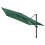 (verde con base) Ombrellone parasole decentrato MCW-A96 3x3m 4