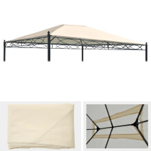 Ersatzbezug für Dach Pergola Pavillon Calpe 4x3m