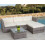 Poly-Rattan-Garnitur MCW-D28, Gartengarnitur Sofa Set 3