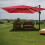 Ombrellone parasole decentrato MCW-A96 3x3m 2