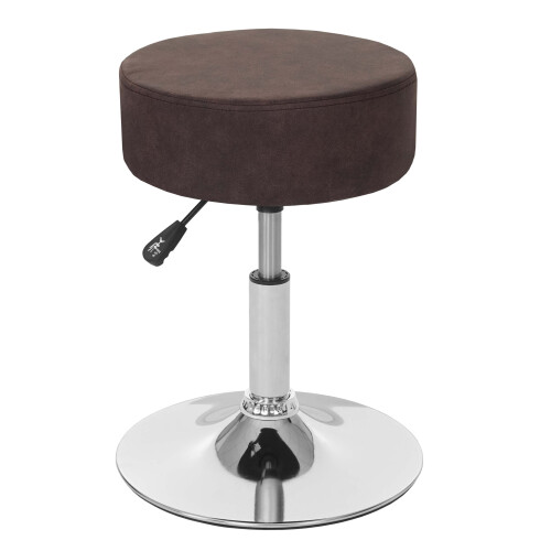 Hocker MCW-C22, Sitzhocker Schminkhocker, höhenverstellbar Ø 35cm
