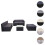Poly-Rattan-Garnitur MCW-D24, Garten-/Lounge-Set Sofa 10