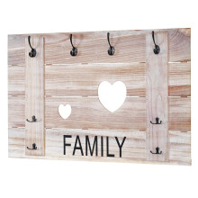 Portemanteau mural MCW-C89 Family Shabby-Look