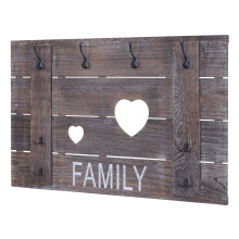 Portemanteau mural MCW-C89 Family Shabby-Look