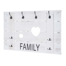 Portemanteau mural MCW-C89 Family Shabby-Look