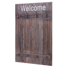 Portemanteau mural MCW-C89 Welcome Shabby
