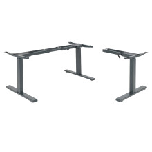 Gestell MCW-D40, variables Tischgestell für Eck-Schreibtisch, elektrisch höhenverstellbar Memory 45kg