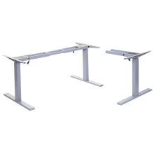 Gestell MCW-D40, variables Tischgestell für Eck-Schreibtisch, elektrisch höhenverstellbar Memory 45kg