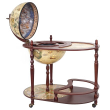 Bar de salon Globe avec table MCW-D84