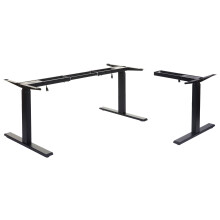 Gestell MCW-D40, variables Tischgestell für Eck-Schreibtisch, elektrisch höhenverstellbar Memory 45kg