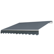 Alu-Markise MCW-E31, Gelenkarmmarkise Sonnenschutz 3x2,5m