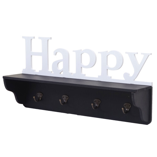 Perchero de pared MCW-D41 Happy 4 ganchos