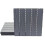 WPC Bodenfliese MCW-E21, Holzoptik Balkon/Terrasse, 3D-Struktur linear beschichtet-grau 1