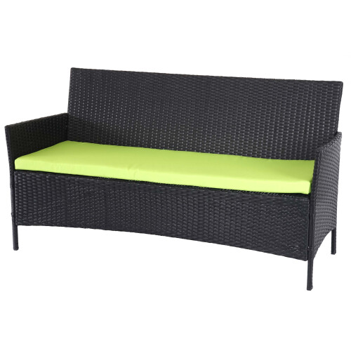 3-Sitzer Poly-Rattan Gartenbank Hamar, Sitzbank