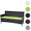 3-Sitzer Poly-Rattan Gartenbank Hamar, Sitzbank 7
