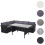 Poly-Rattan-Garnitur MCW-A29, Gartengarnitur Sitzgruppe Lounge-Esstisch-Set, schwarz 10