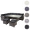 Poly-Rattan-Garnitur MCW-A29, Gartengarnitur Sitzgruppe Lounge-Esstisch-Set Sofa 9