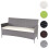3-Sitzer Poly-Rattan Gartenbank Hamar, Sitzbank 7