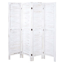Paravent MCW-G30, Trennwand Sichtschutz Raumteiler, Shabby-Look 170x162cm