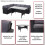 Poly-Rattan-Garnitur MCW-A29, Gartengarnitur Sitzgruppe Lounge-Esstisch-Set, schwarz 3