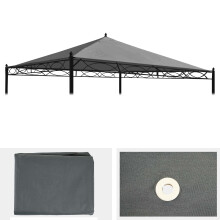 Ersatzbezug für Dach Pergola Pavillon Calpe 3x3m