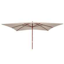 (avorio) Ombrellone giardino spiaggia N83 Florida 3x4m poliestere