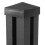 Biombo WPC Sarthe, valla cortaviento, postes WPC 7