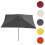 Sonnenschirm Lissabon, Gartenschirm Marktschirm, 3x4m Polyester/Holz 6kg 10