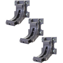 3er-Set Wandhalterung für Markise H124, Wandkonsole Wandmontage Adapter
