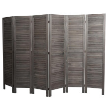 Paravent MCW-G30, Trennwand Sichtschutz Raumteiler, Shabby-Look 170x240cm